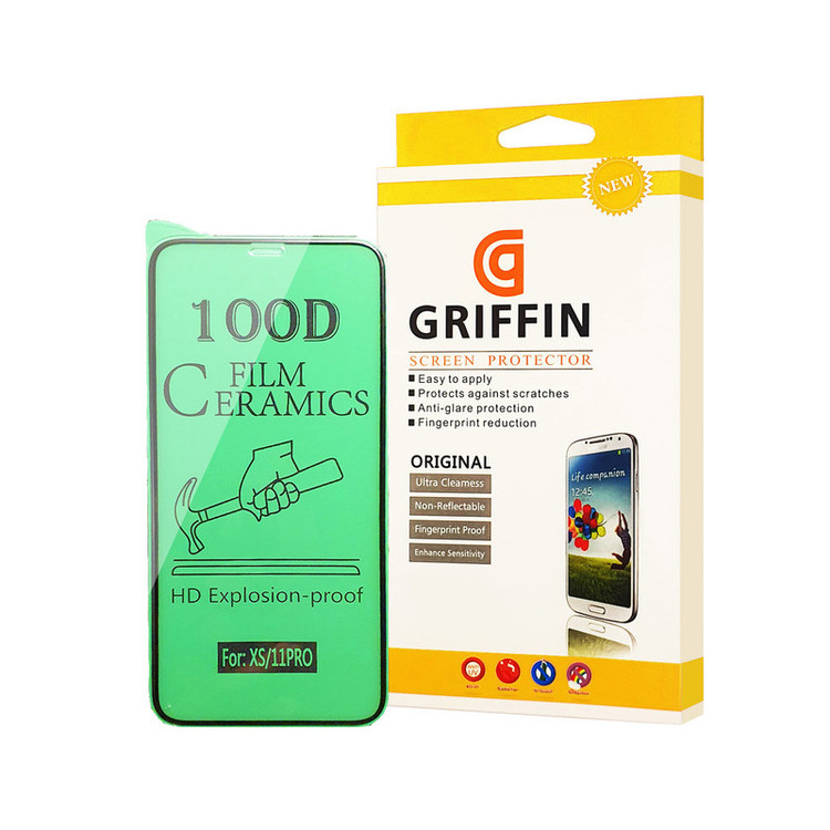 محافظ صفحه نمایش سرامیکی گریفین مدل FLCRG GN mo مناسب برای گوشی موبایل اپل iPhone 11 Pro