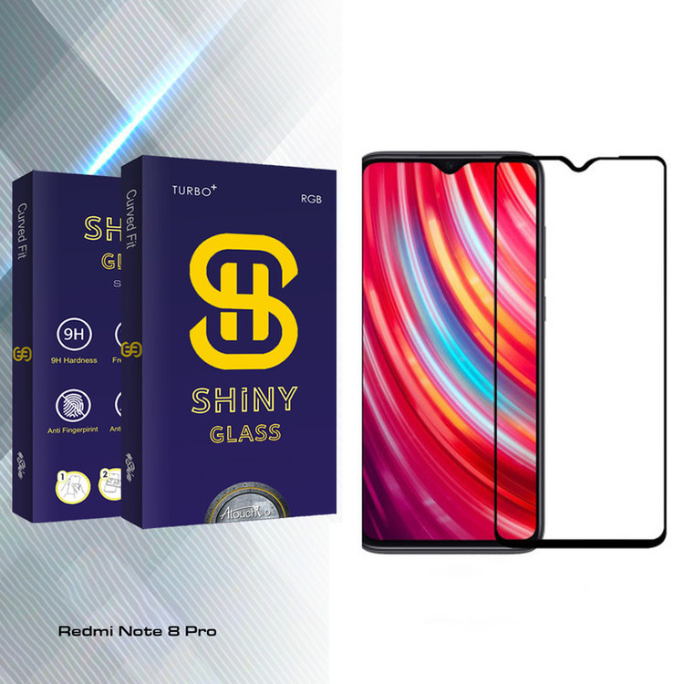محافظ صفحه نمایش سرامیکی آتوچبو مدل Shiny Glass مناسب گوشی موبایل شیائومی Redmi Note 8 Pro