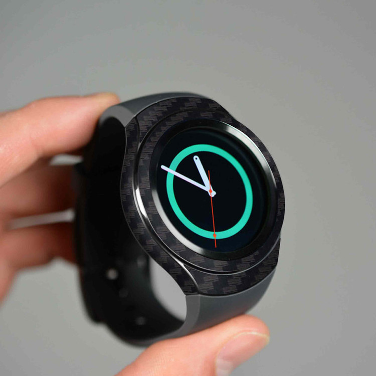 برچسب ماهوت طرح Carbon-Fiber مناسب برای ساعت هوشمند سامسونگ Galaxy Gear S2