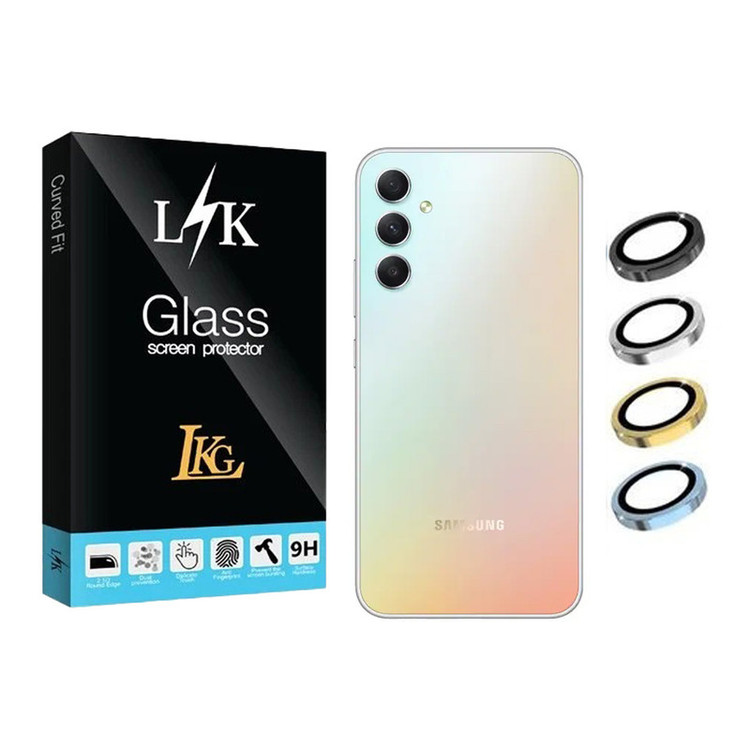 محافظ لنز گوشی ال کا جی مدل LKK Ringi مناسب برای گوشی موبایل سامسونگ Galaxy A35