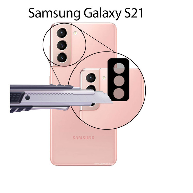 محافظ لنز دوربین هورس مدل UTFH مناسب برای گوشی موبایل سامسونگ Galaxy S21 Plus 5G