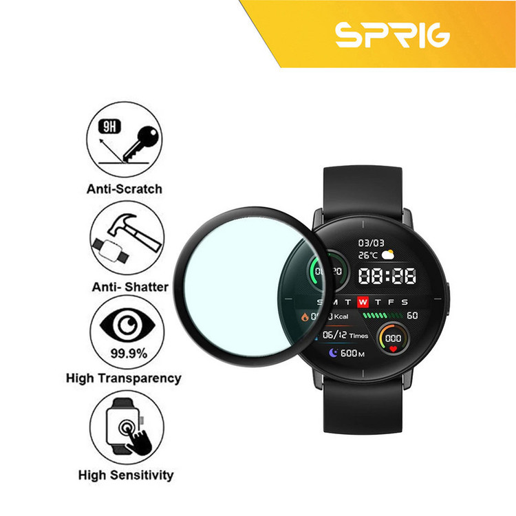 محافظ صفحه نمایش نانو اسپریگ مدل SPG مناسب برای ساعت هوشمند شیائومی Imiki TG1 بسته دو عددی