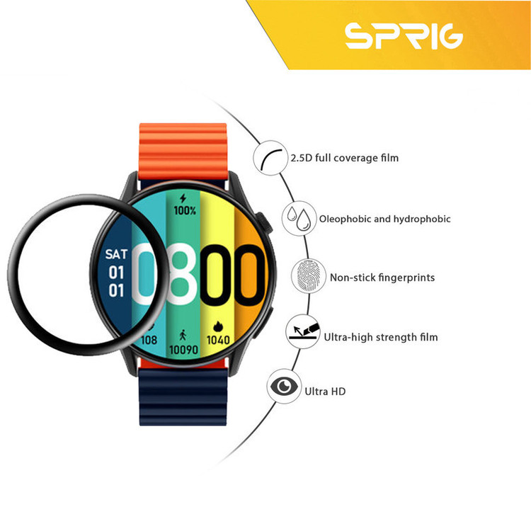 محافظ صفحه نمایش نانو اسپریگ مدل SPG مناسب برای ساعت هوشمند شیائومی Imiki TG1 بسته دو عددی