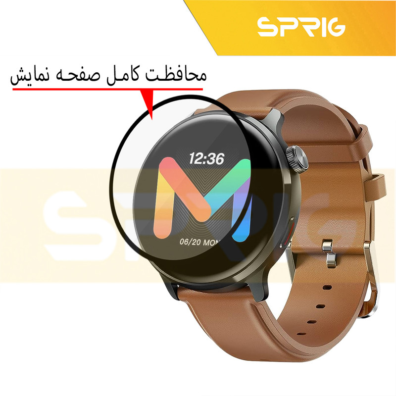 محافظ صفحه نمایش نانو اسپریگ مدل NNSP مناسب برای ساعت هوشمند شیائومی Mibro Lite 2