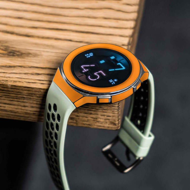 برچسب ماهوت طرح Matte-Orange مناسب برای ساعت هوشمند هوآوی Watch GT 2e