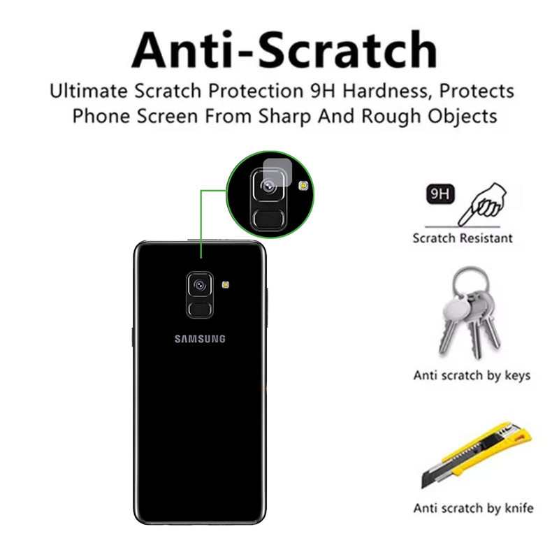 محافظ لنز دوربین هورس مدل SGL-H مناسب برای گوشی موبایل سامسونگ Galaxy A8 Plus 2018