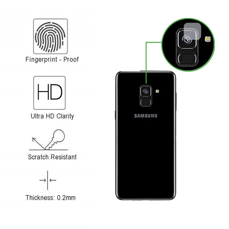 محافظ لنز دوربین هورس مدل SGL-H مناسب برای گوشی موبایل سامسونگ Galaxy A8 Plus 2018