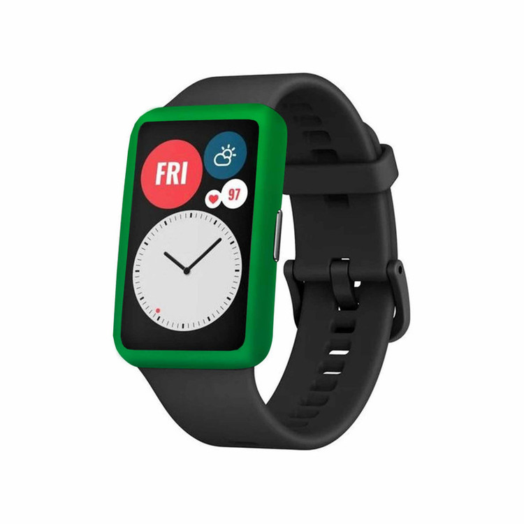 برچسب ماهوت طرح Matte-Green مناسب برای ساعت هوشمند هوآوی Watch Fit