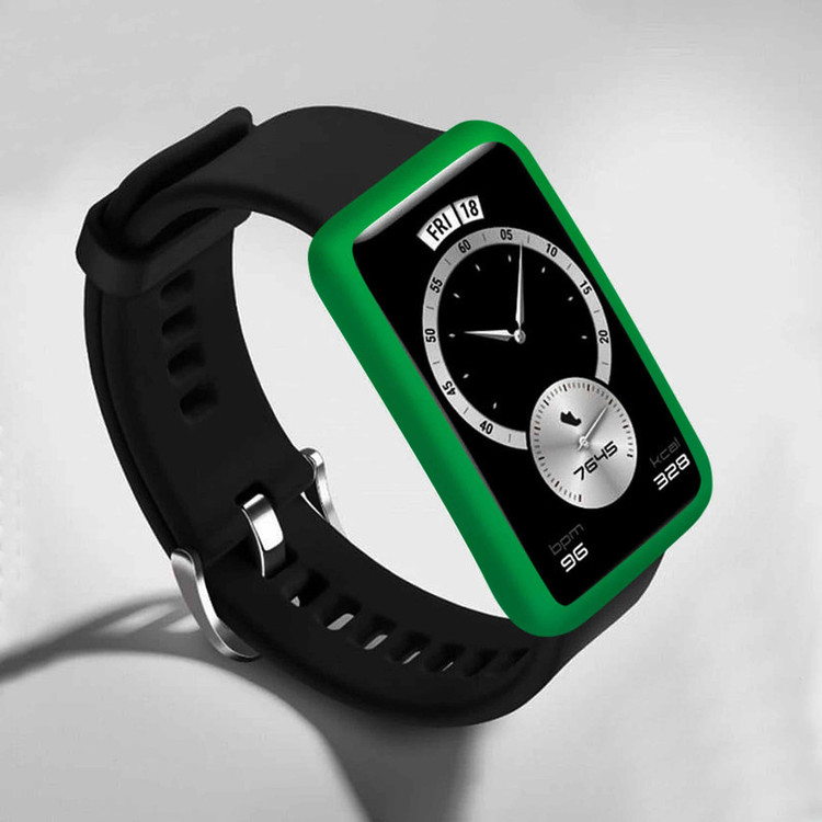 برچسب ماهوت طرح Matte-Green مناسب برای ساعت هوشمند هوآوی Watch Fit