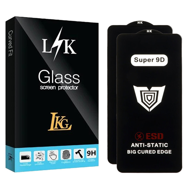 محافظ صفحه نمایش ال کا جی مدل Super 9D مناسب برای گوشی موبایل سامسونگ Galaxy A53 5G بسته 2 عددی