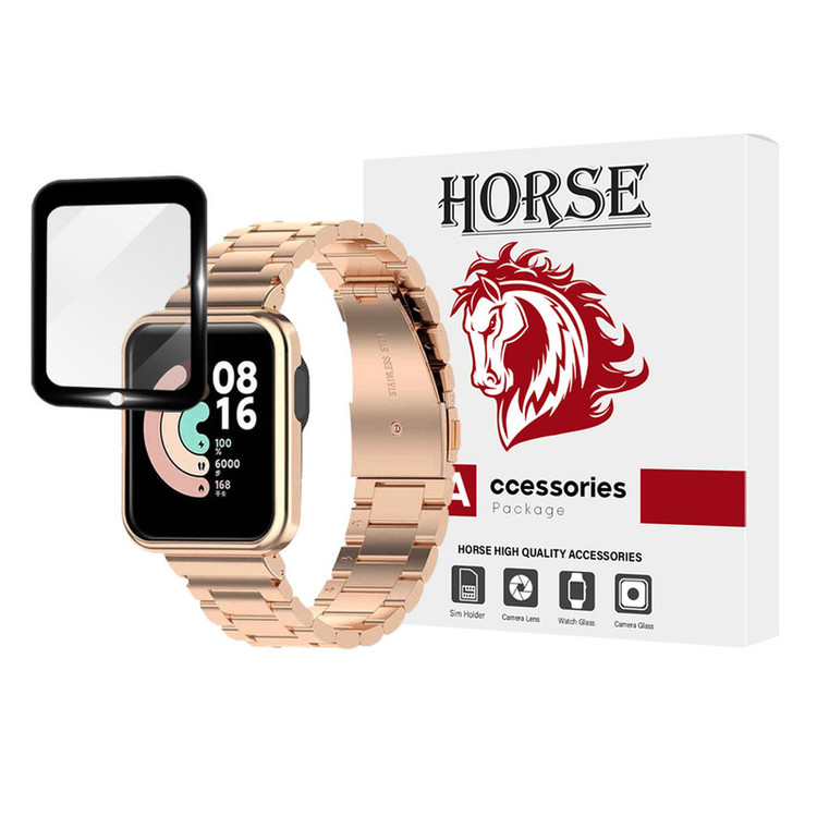 محافظ صفحه نمایش هورس مدل PMMAWH مناسب برای ساعت هوشمند شیائومی Mi Watch Lite