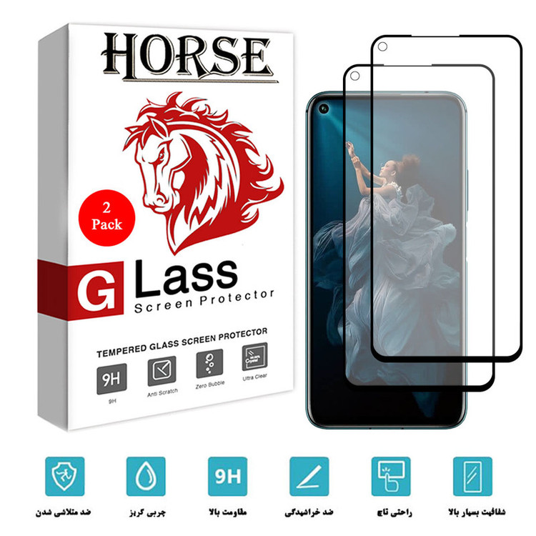 محافظ صفحه نمایش سرامیکی هورس مدل CMT مناسب برای گوشی موبایل آنر 20 Pro بسته دو عددی
