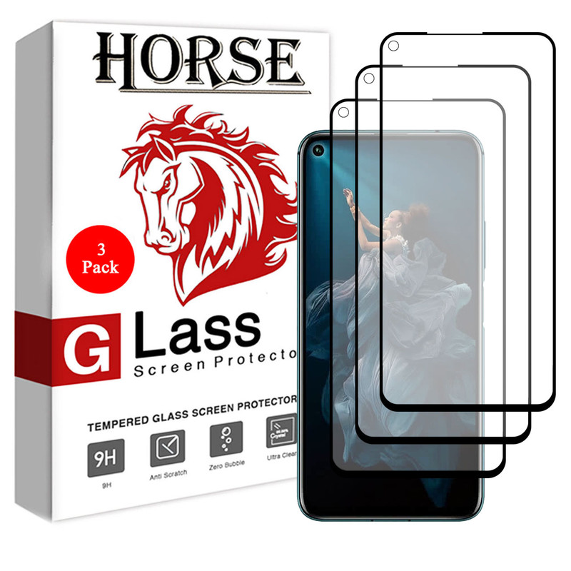 محافظ صفحه نمایش سرامیکی هورس مدل CMT مناسب برای گوشی موبایل آنر 20 Pro بسته سه عددی