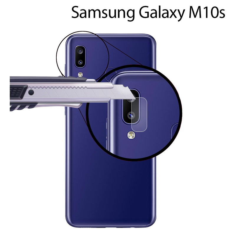 محافظ لنز دوربین هورس مدل UTF مناسب برای گوشی موبایل سامسونگ Galaxy M10s بسته دو عددی