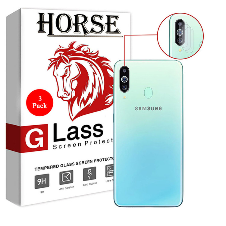 محافظ لنز دوربین هورس مدل UTF مناسب برای گوشی موبایل سامسونگ Galaxy M40 بسته سه عددی