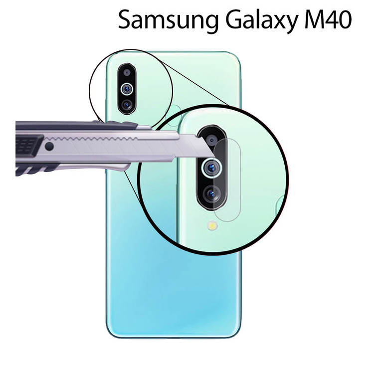 محافظ لنز دوربین هورس مدل UTF مناسب برای گوشی موبایل سامسونگ Galaxy M40 بسته سه عددی