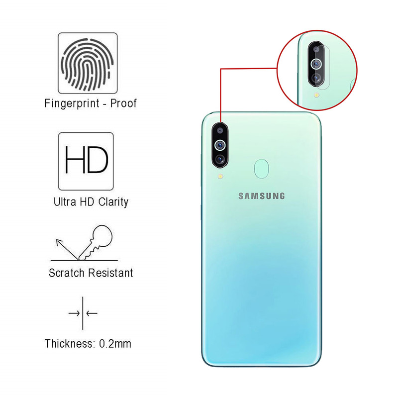 محافظ لنز دوربین هورس مدل UTF مناسب برای گوشی موبایل سامسونگ Galaxy M40 بسته سه عددی