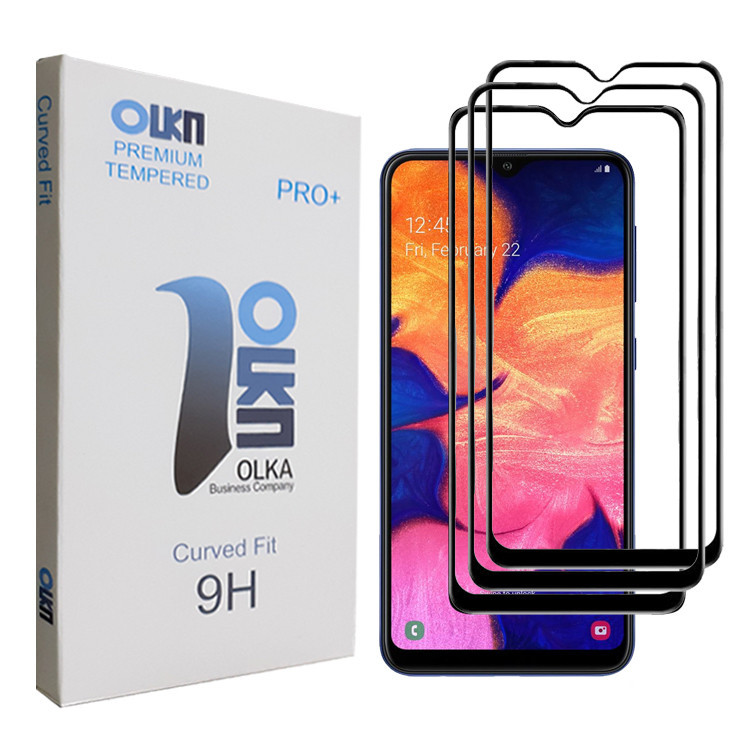 محافظ صفحه نمایش سرامیکی الکا مدل +PRO مناسب برای گوشی موبایل سامسونگ Galaxy A20 بسته سه عددی