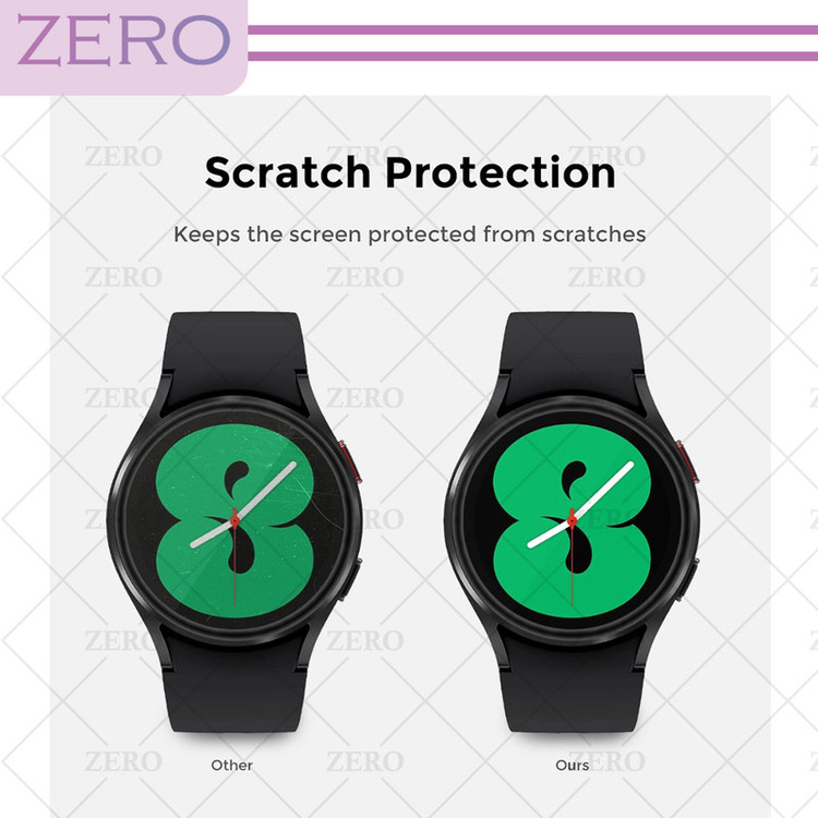 محافظ صفحه نمایش شیشهای زیرو مدل SH-ZR مناسب برای ساعت هوشمند سامسونگ Galaxy watch 6 Classic 47mm