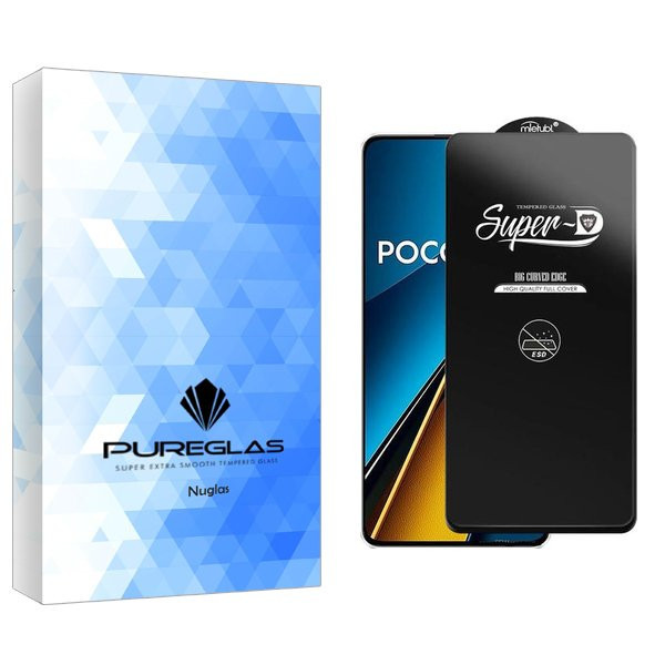 محافظ صفحه نمایش پیور گلس مدل NueGlas Superd_ESD مناسب برای گوشی موبایل شیائومی Poco X6