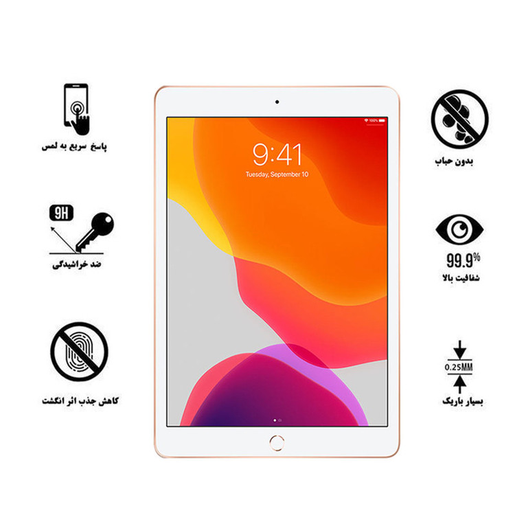 محافظ صفحه نمایش سرامیکی هورس مدل CRMT2 مناسب برای تبلت اپل iPad 10.2 2019 / iPad 7