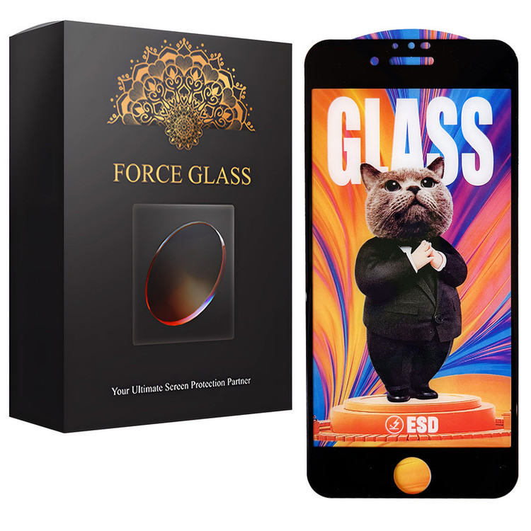 محافظ صفحه نمایش فورس گلس مدل SUPERCAT مناسب برای گوشی موبایل اپل iPhone 8