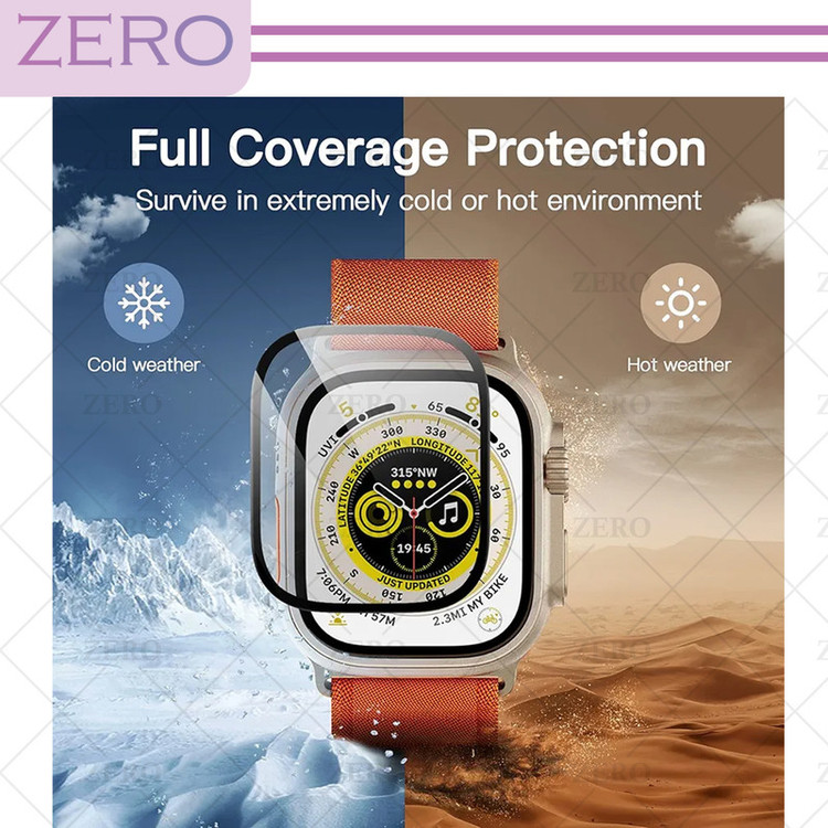 محافظ صفحه نمایش شیشهای زیرو مدل SH-FULL-ZR مناسب برای ساعت هوشمند ویرفیت X8 Ultra