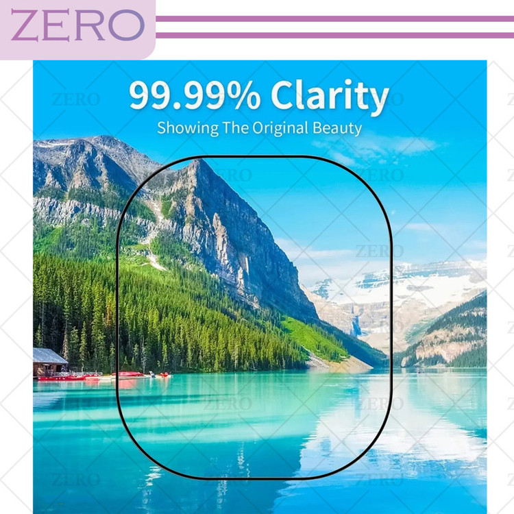 محافظ صفحه نمایش شیشهای زیرو مدل SH-FULL-ZR مناسب برای ساعت هوشمند ویرفیت BW8 Ultra بسته دو عددی