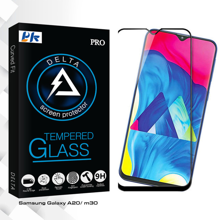 محافظ صفحه نمایش سرامیکی مات پی کی مدل Delta Glass مناسب برای گوشی موبایل سامسونگ Galaxy A20/ m30