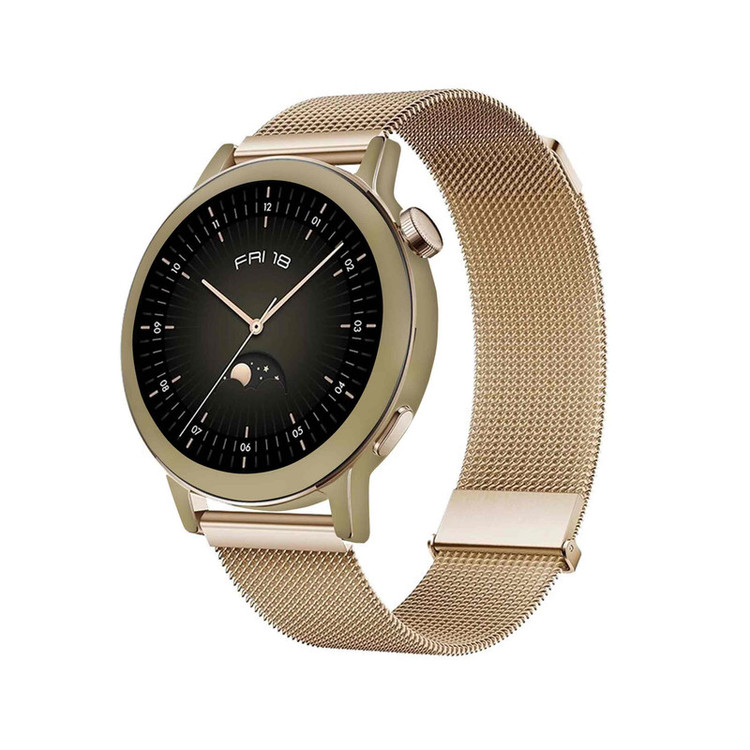 برچسب ماهوت طرح Matte-Gold مناسب برای ساعت هوشمند هوآوی Watch GT 3 42mm