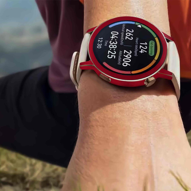 برچسب ماهوت طرح Matte-Warm-Red مناسب برای ساعت هوشمند هوآوی Watch GT 3 42mm