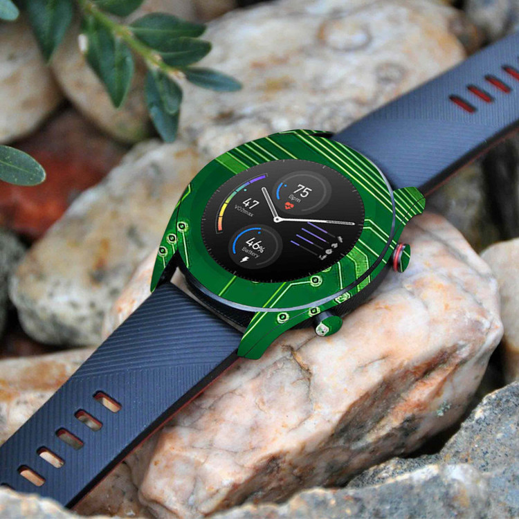 برچسب ماهوت طرح Green-Printed-Circuit-Board مناسب برای ساعت هوشمند آنر watch magic