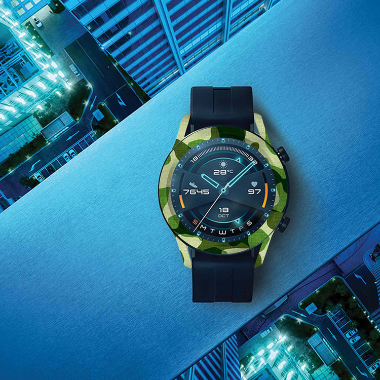 برچسب ماهوت طرح Army-Green-2 مناسب برای ساعت هوشمند هوآوی Watch GT2