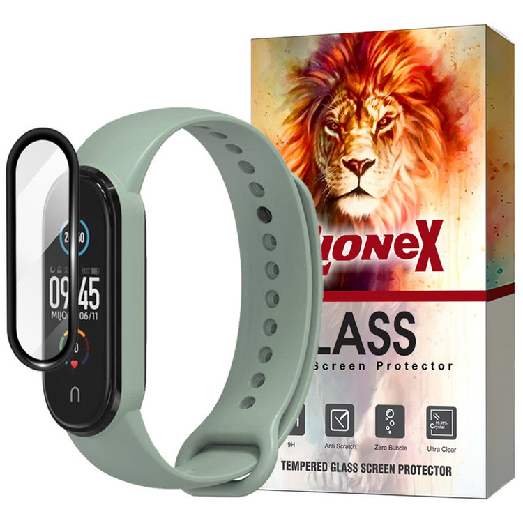 محافظ صفحه نمایش لایونکس مدل PMML20 مناسب برای ساعت هوشمند شیائومی Mi Band 6 Global