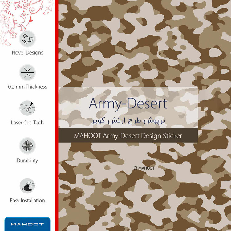 برچسب ماهوت طرح Army-Desert مناسب برای ساعت هوشمند هوآوی Watch GT2