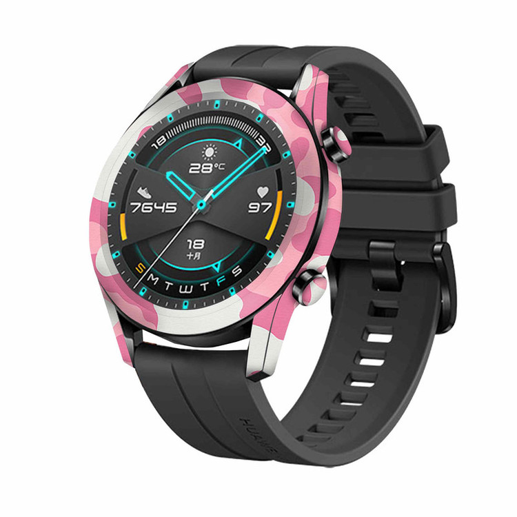 برچسب ماهوت طرح Army-Pink مناسب برای ساعت هوشمند هوآوی Watch GT2