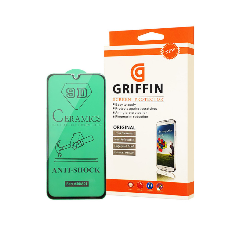 محافظ صفحه نمایش سرامیکی گریفین مدل FLCRG GN pl مناسب برای گوشی موبایل سامسونگ Galaxy A01