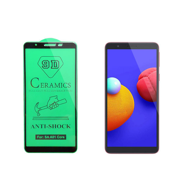 محافظ صفحه نمایش سرامیکی گریفین مدل FLCRG GN pl مناسب برای گوشی موبایل سامسونگ Galaxy A01 core