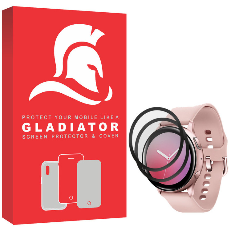 محافظ صفحه نمایش گلادیاتور مدل GWP2000 مناسب برای ساعت هوشمند سامسونگ Active 44mm بسته دو عددی