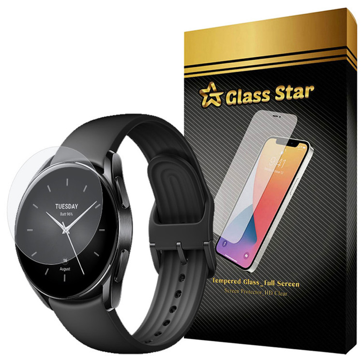 محافظ صفحه نمایش گلس استار مدل SMWG20 مناسب برای ساعت هوشمند شیائومی Watch S2 42 mm