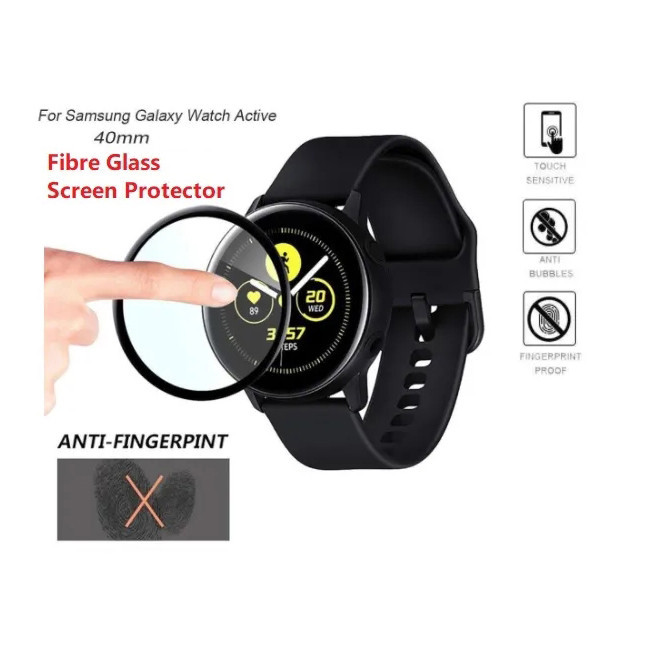 محافظ صفحه نمایش لاین مدل RT007 مناسب برای ساعت هوشمند سامسونگ Galaxy Watch Active 40mm بسته دو عددی