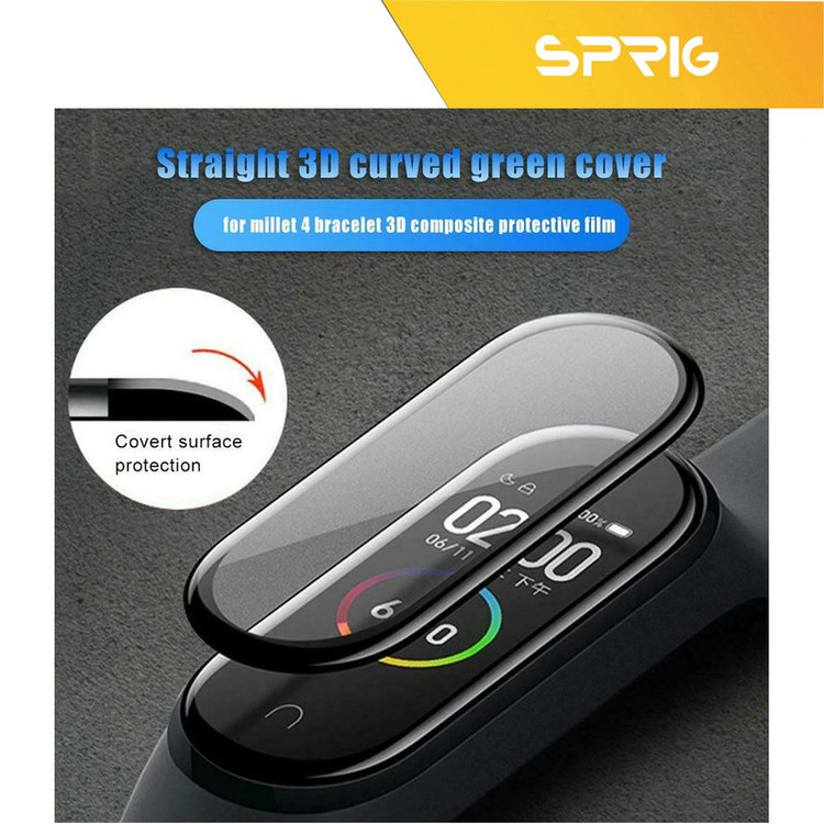 محافظ صفحه نمایش نانو اسپریگ مدل SPG مناسب برای ساعت هوشمند شیائومی Mi Band 5 بسته سه عددی