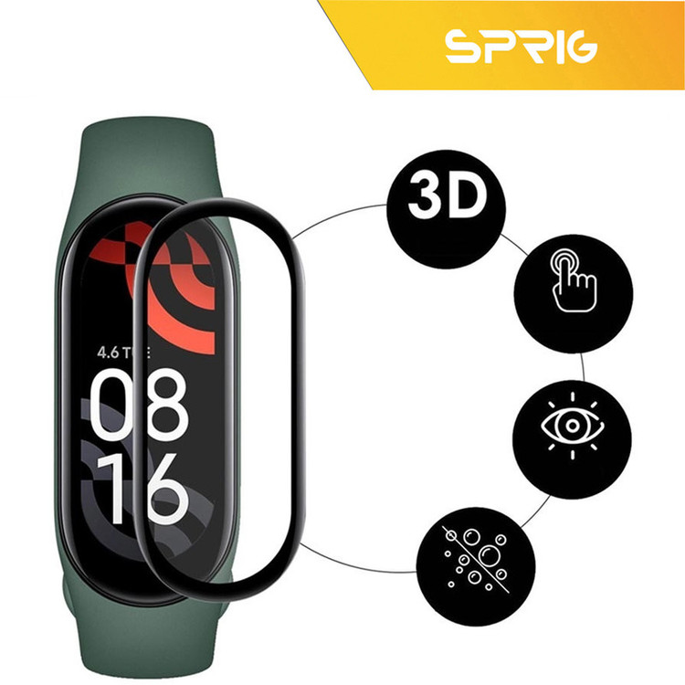 محافظ صفحه نمایش نانو اسپریگ مدل SPG مناسب برای ساعت هوشمند شیائومی Mi Band 5 بسته سه عددی
