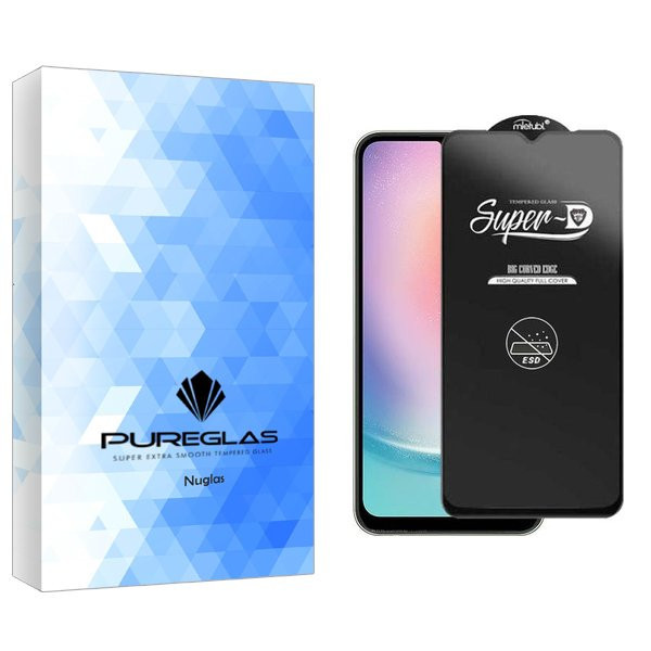 محافظ صفحه نمایش پیور گلس مدل NueGlas SuperD_ESD مناسب برای گوشی موبایل سامسونگ Galaxy A24