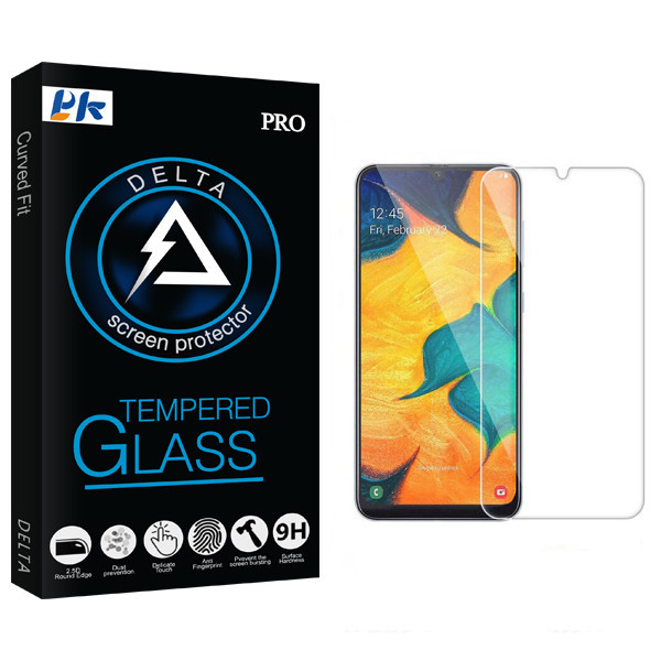 محافظ صفحه نمایش پی کی مدل Delta Glass مناسب برای گوشی موبایل سامسونگ Galaxy A20