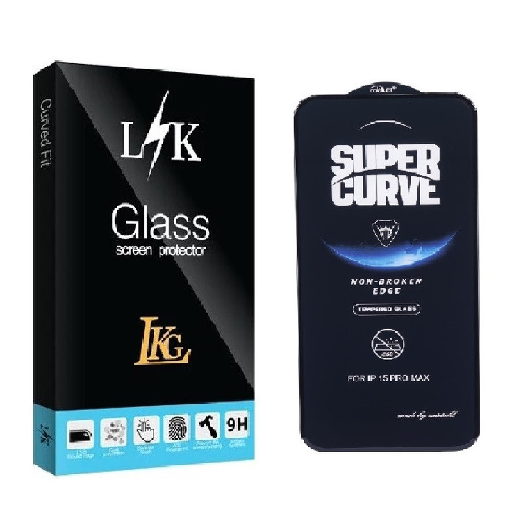 محافظ صفحه نمایش ال کا جی مدل LKK Super_CRV مناسب برای گوشی موبایل اپل IPHONE 15 PROMAX