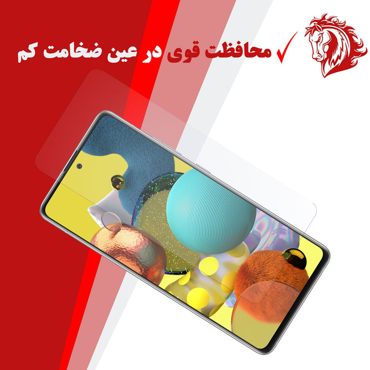 محافظ صفحه نمایش هورس مدل UCC مناسب برای گوشی موبایل سامسونگ Galaxy A51 5G بسته دو عددی
