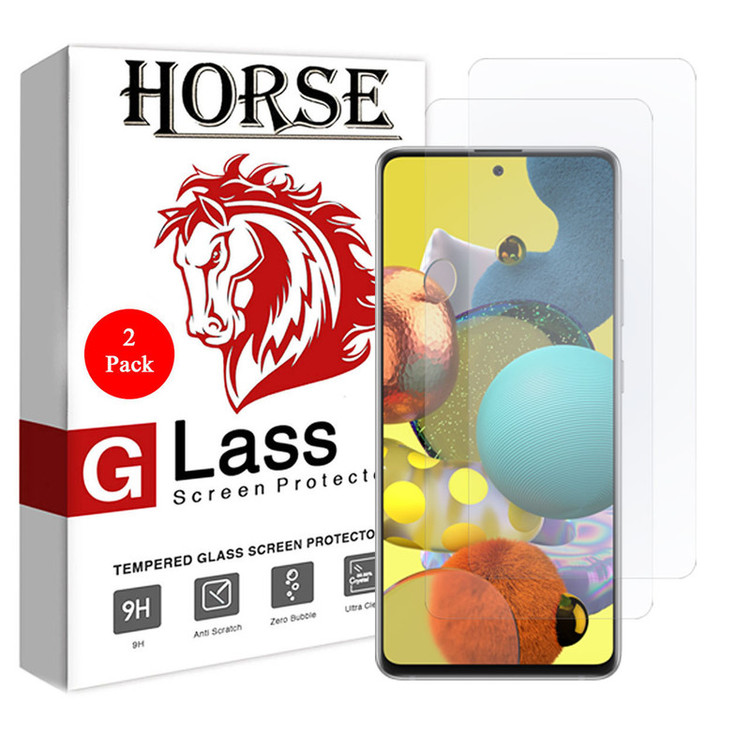 محافظ صفحه نمایش هورس مدل UCC مناسب برای گوشی موبایل سامسونگ Galaxy A51 5G بسته دو عددی
