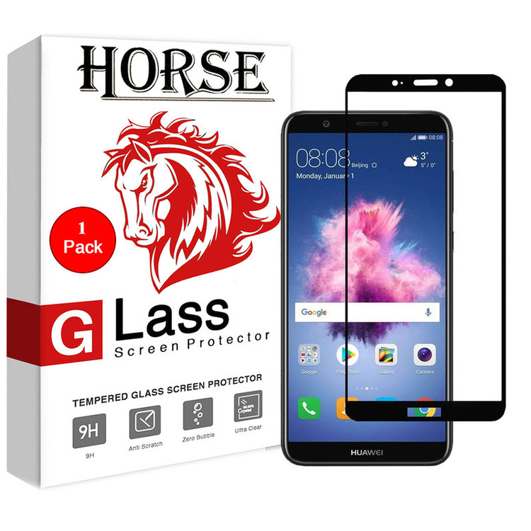 محافظ صفحه نمایش 5D هورس مدل FAG مناسب برای گوشی موبایل هوآوی P Smart / Enjoy 7S