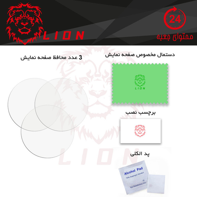 محافظ صفحه نمایش لاین مدل RB007 مناسب برای ساعت هوشمند میبرو Watch GS Pro بسته سه عددی